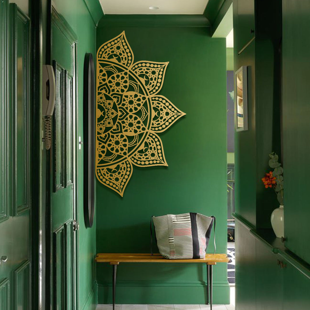Islamic Mandala Metal Wall Art (Hangable in 4 Ways) - WAM163