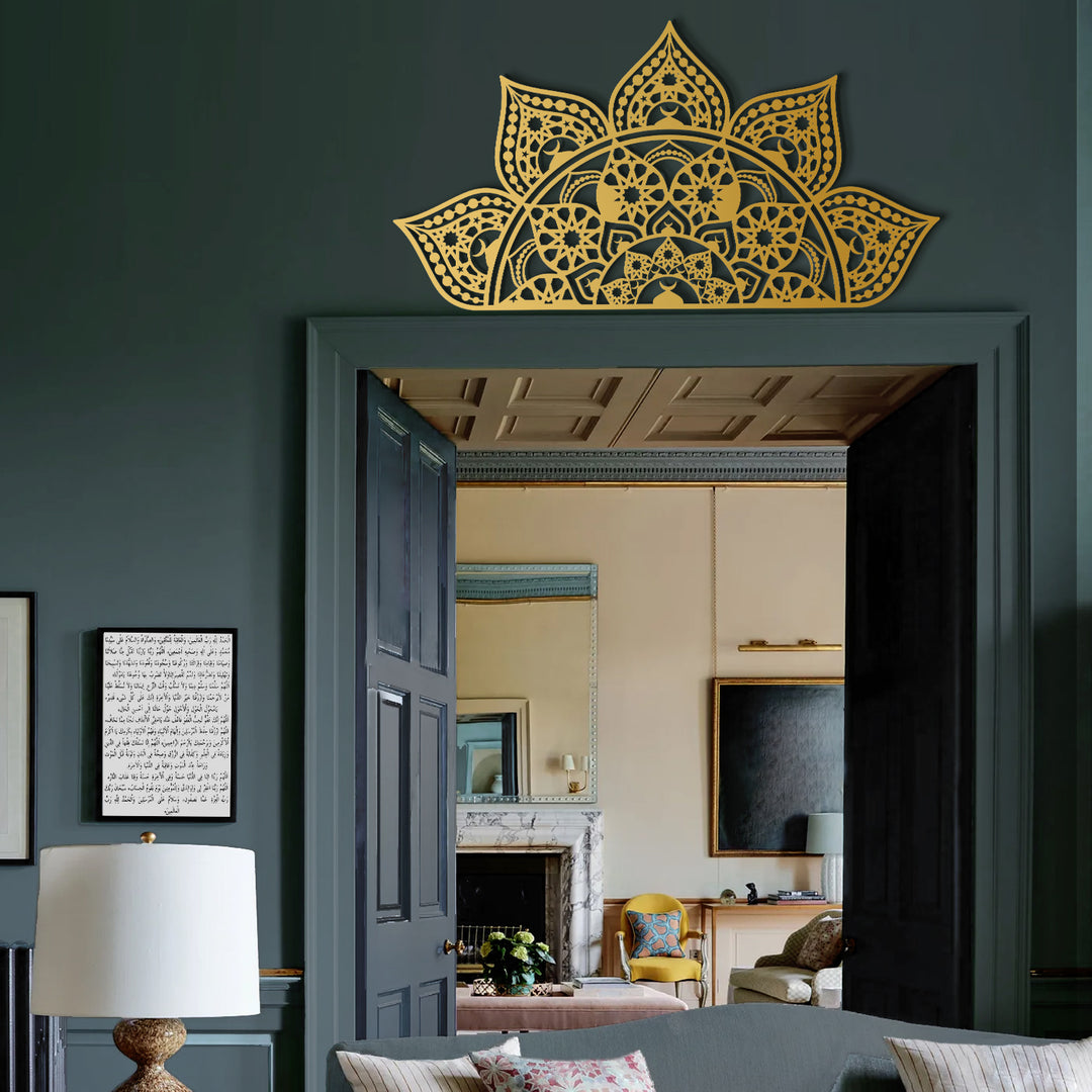 Islamic Mandala Metal Wall Art (Hangable in 4 Ways) - WAM163