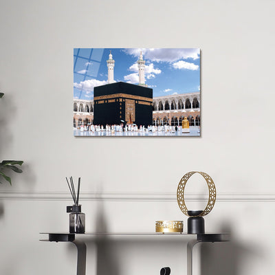 Kaaba Glass Islamic Wall Art - WTC057