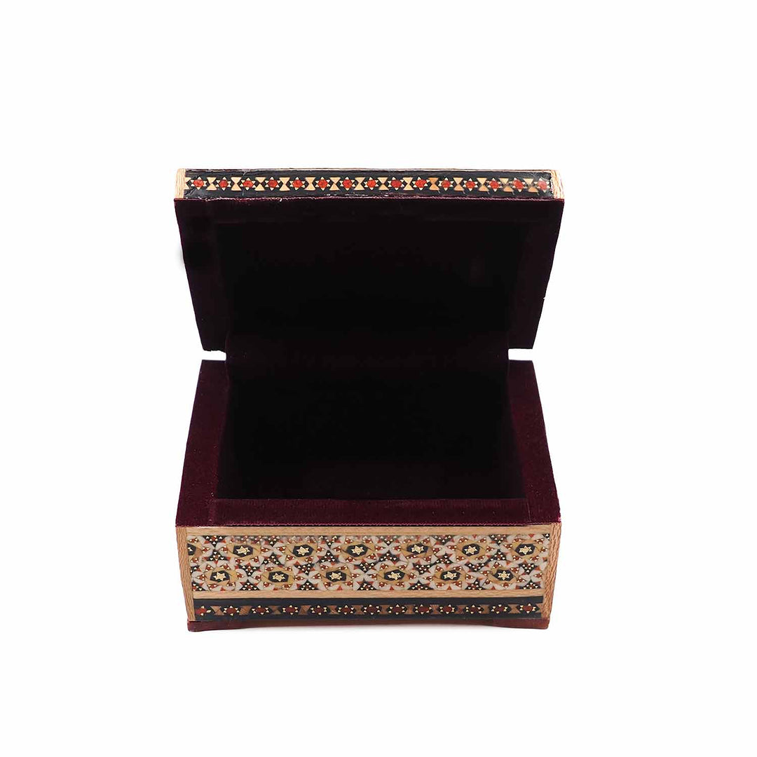Handcrafted Hatem Inlaid Wooden Decorative Box - WAAH320