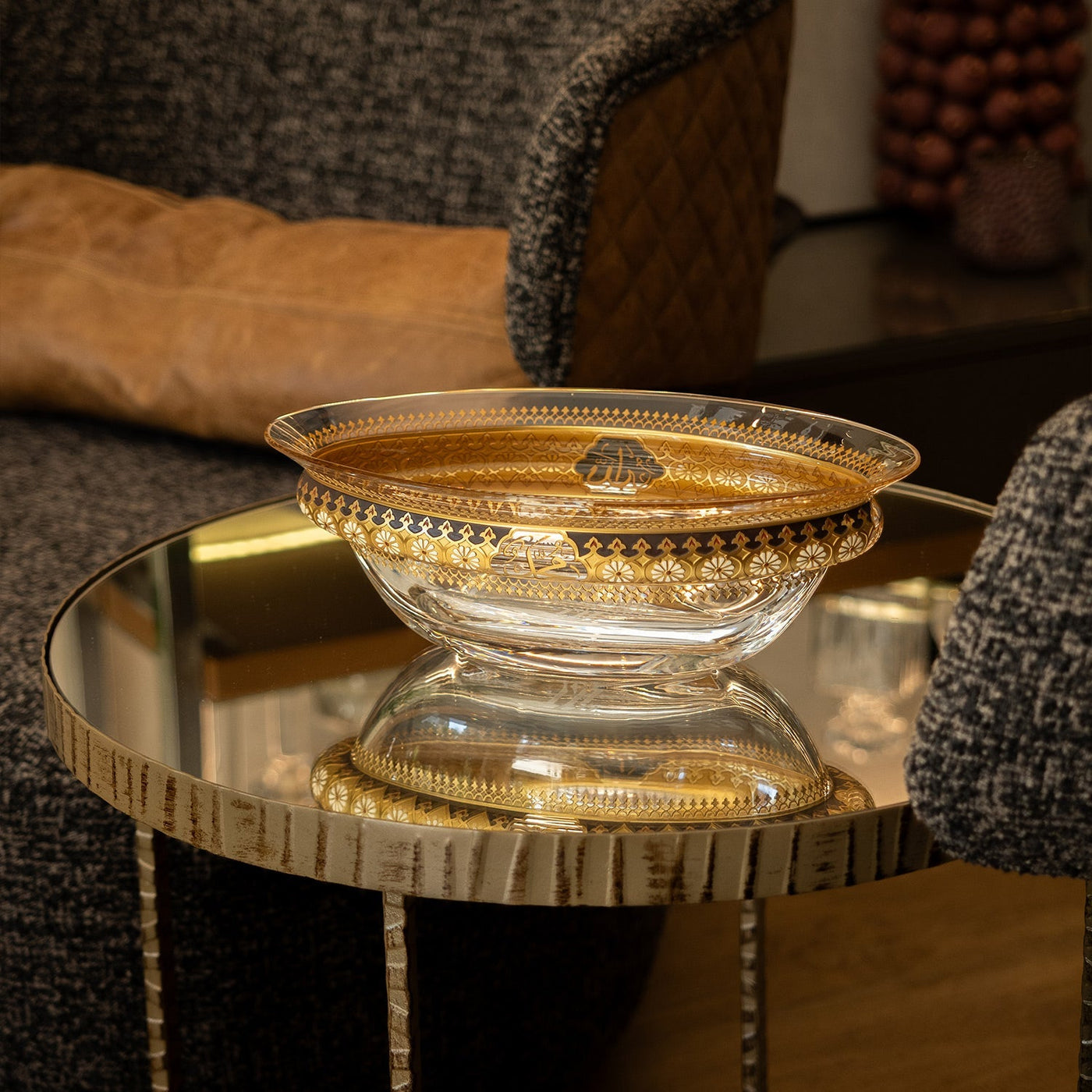 Kösem Gondola Decorative Glass Bowl - WAMC003