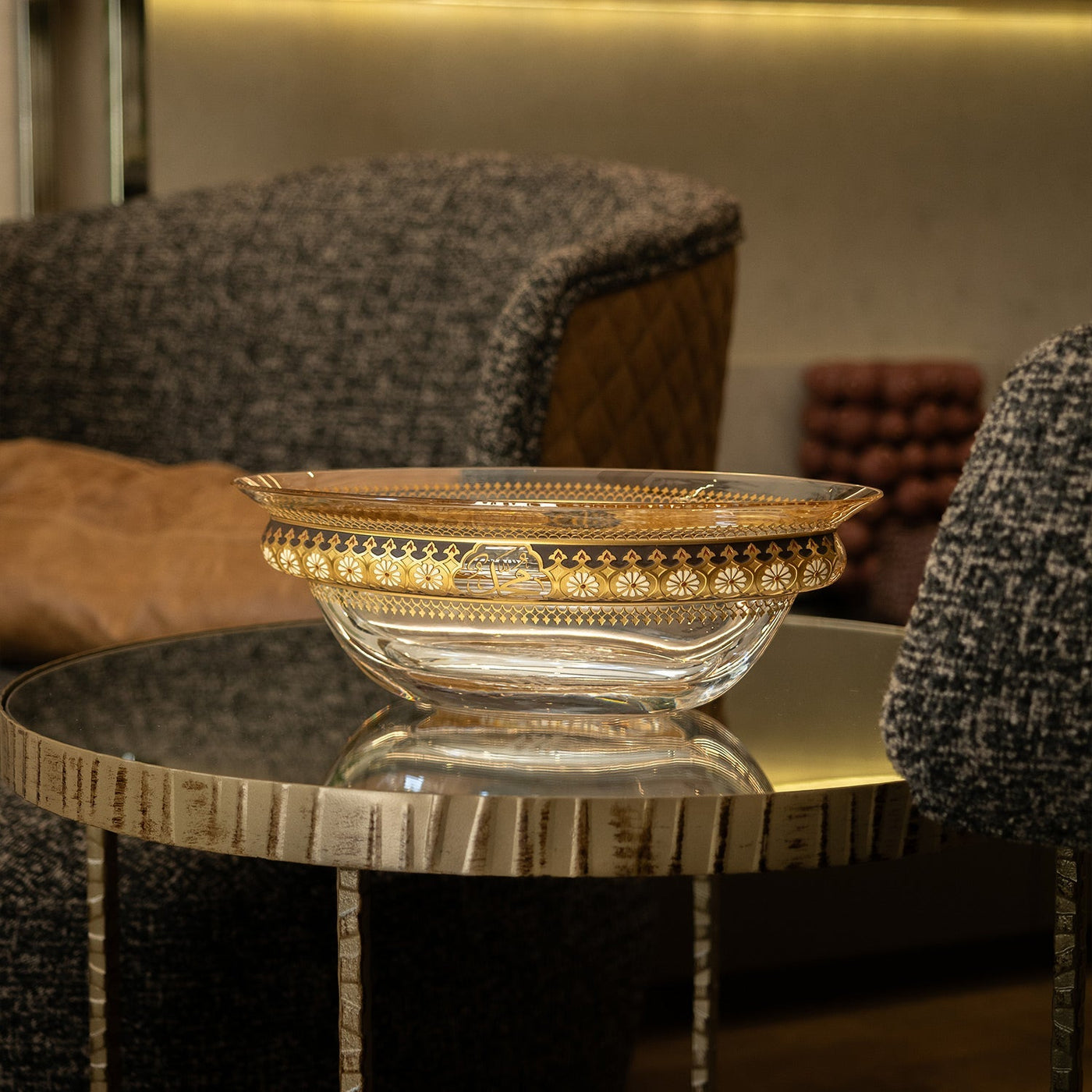 Kösem Gondola Decorative Glass Bowl - WAMC003