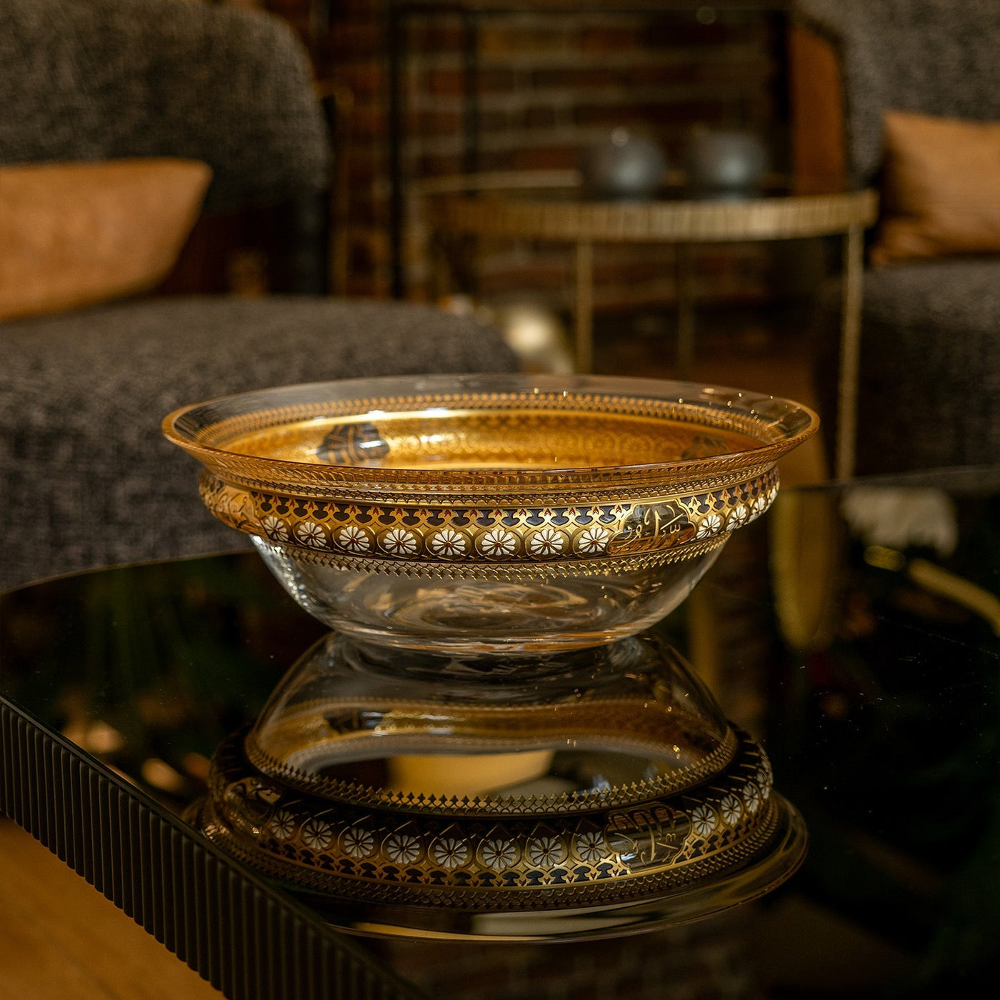 Kösem Small Decorative Glass Bowl - WAMC002