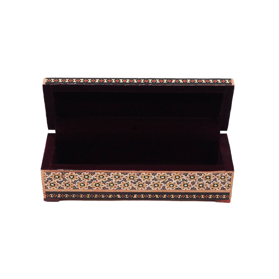 Handcrafted Hatem Inlaid Wooden Decorative Box - WAAH371