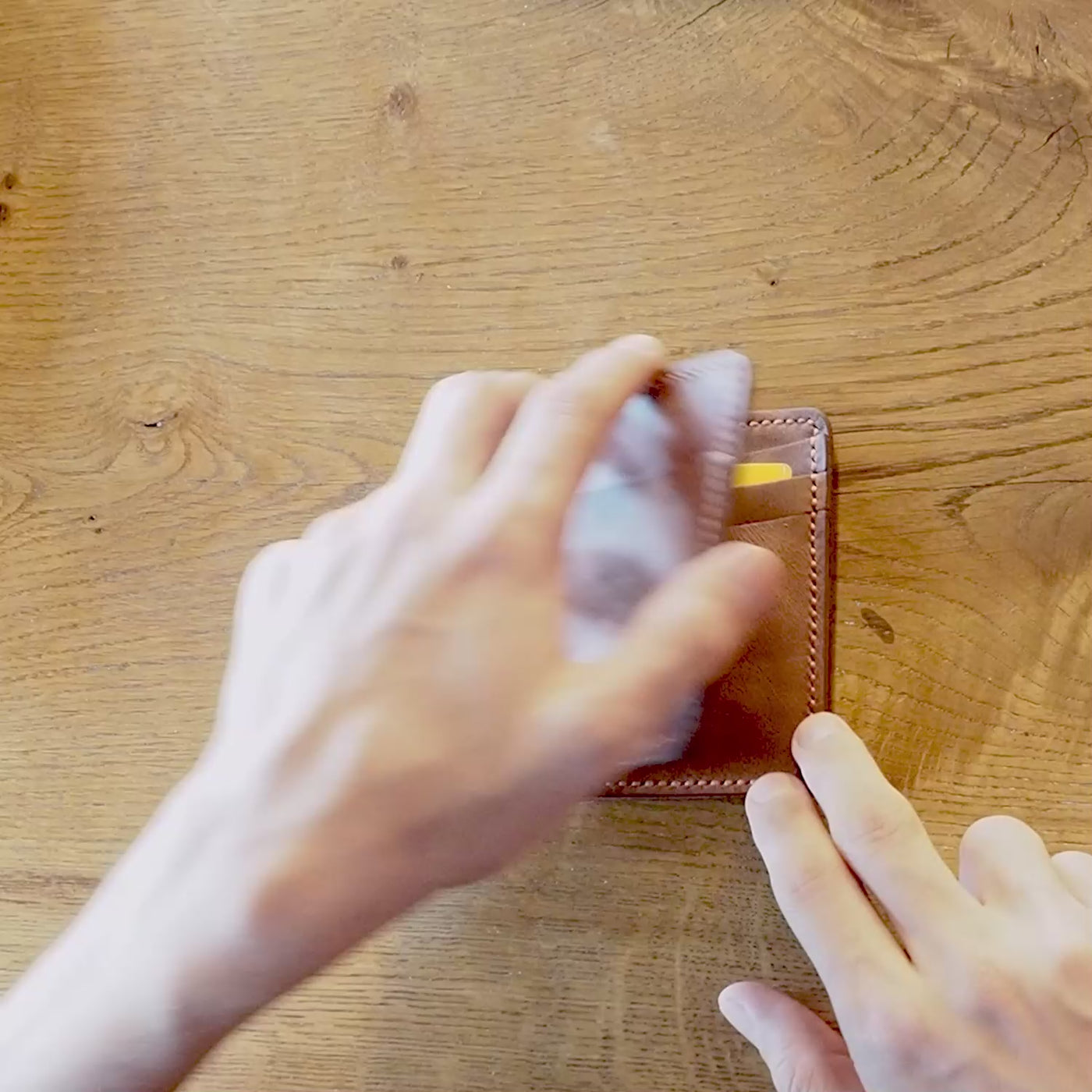 XL Vertical Wallet with Cash Pocket - WAD014