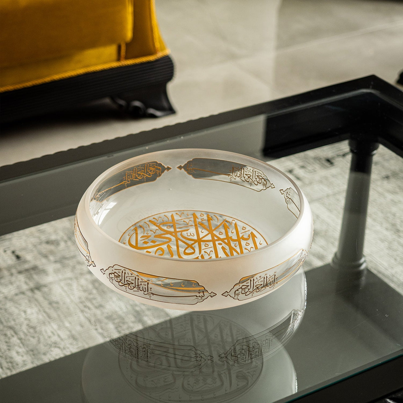 Saadet Decorative Glass Bowl - WAMC012