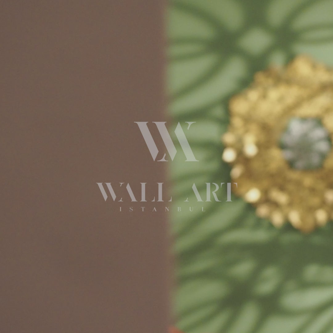 Metal 3D Alhamdulillah Islamic Wall Art (2 Piece) - WAM143