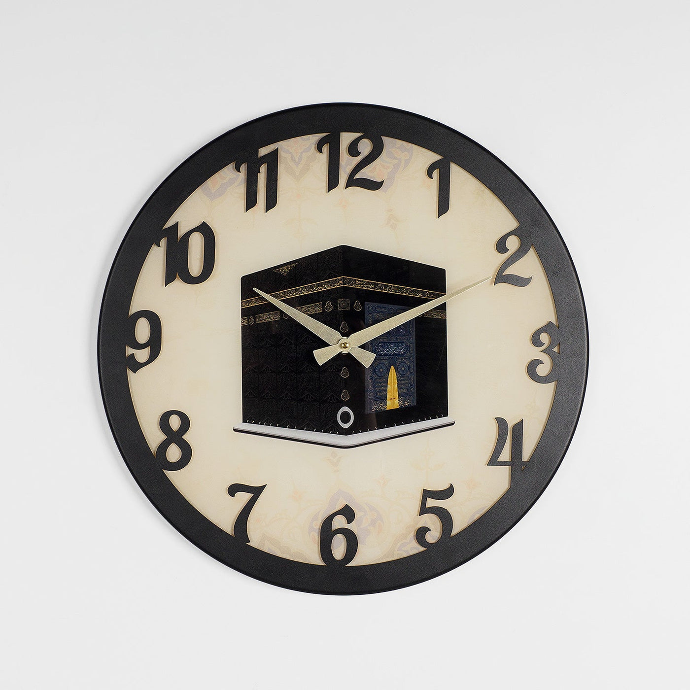 Kaaba Shareef Metal Wall Clock - Plexyglass Covered - WAMS018